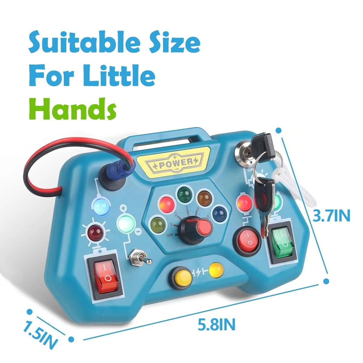 Sensory Activity Busy Learning  Board Switch Light Game - 156