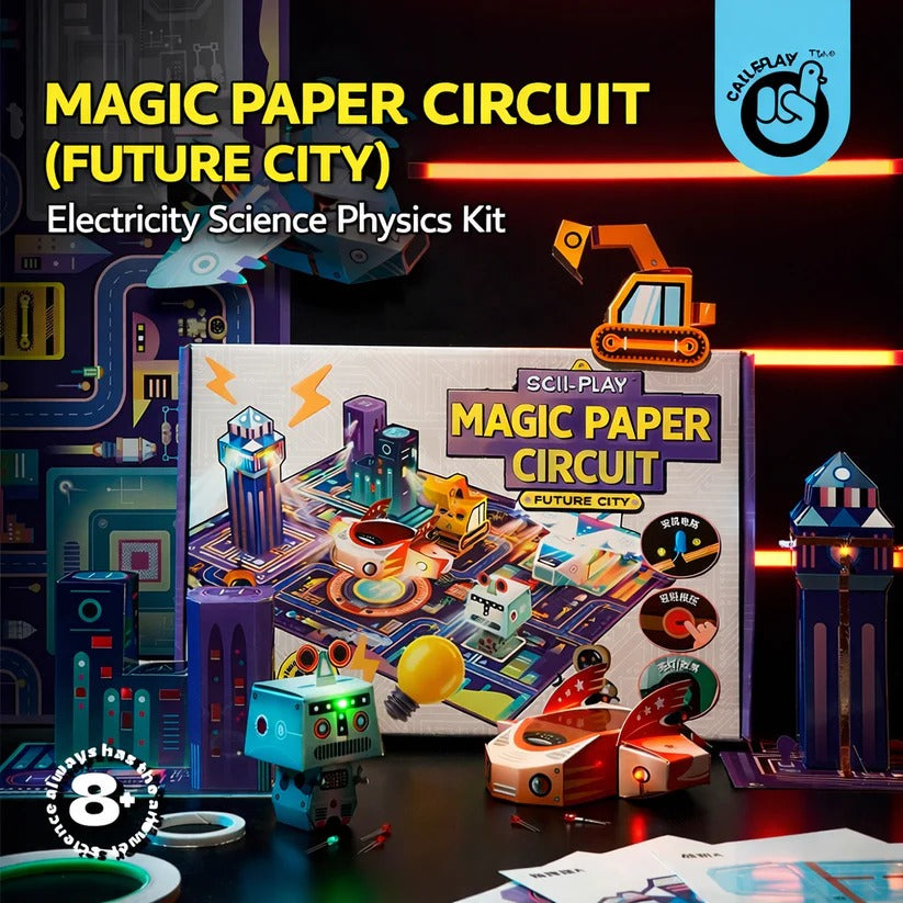 Magic Paper Circuit Future City Electricity Science Experiment Kit - 255