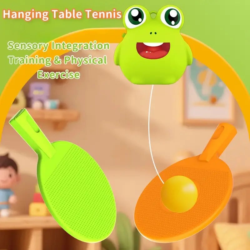 Frog Hanging Table Tennis Adjustable Play Set - 214