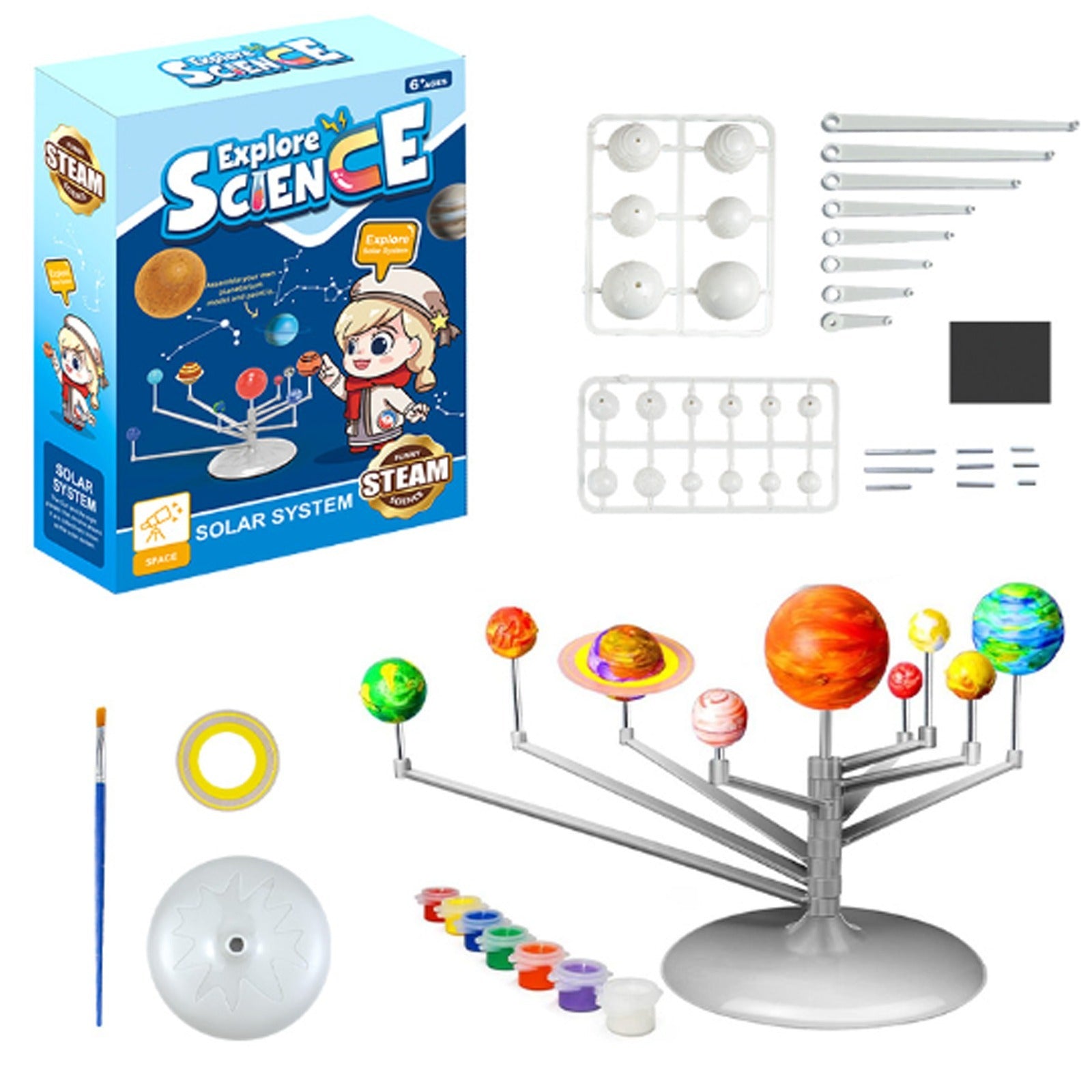 DIY STEAM Solar System Science Kit for Kids