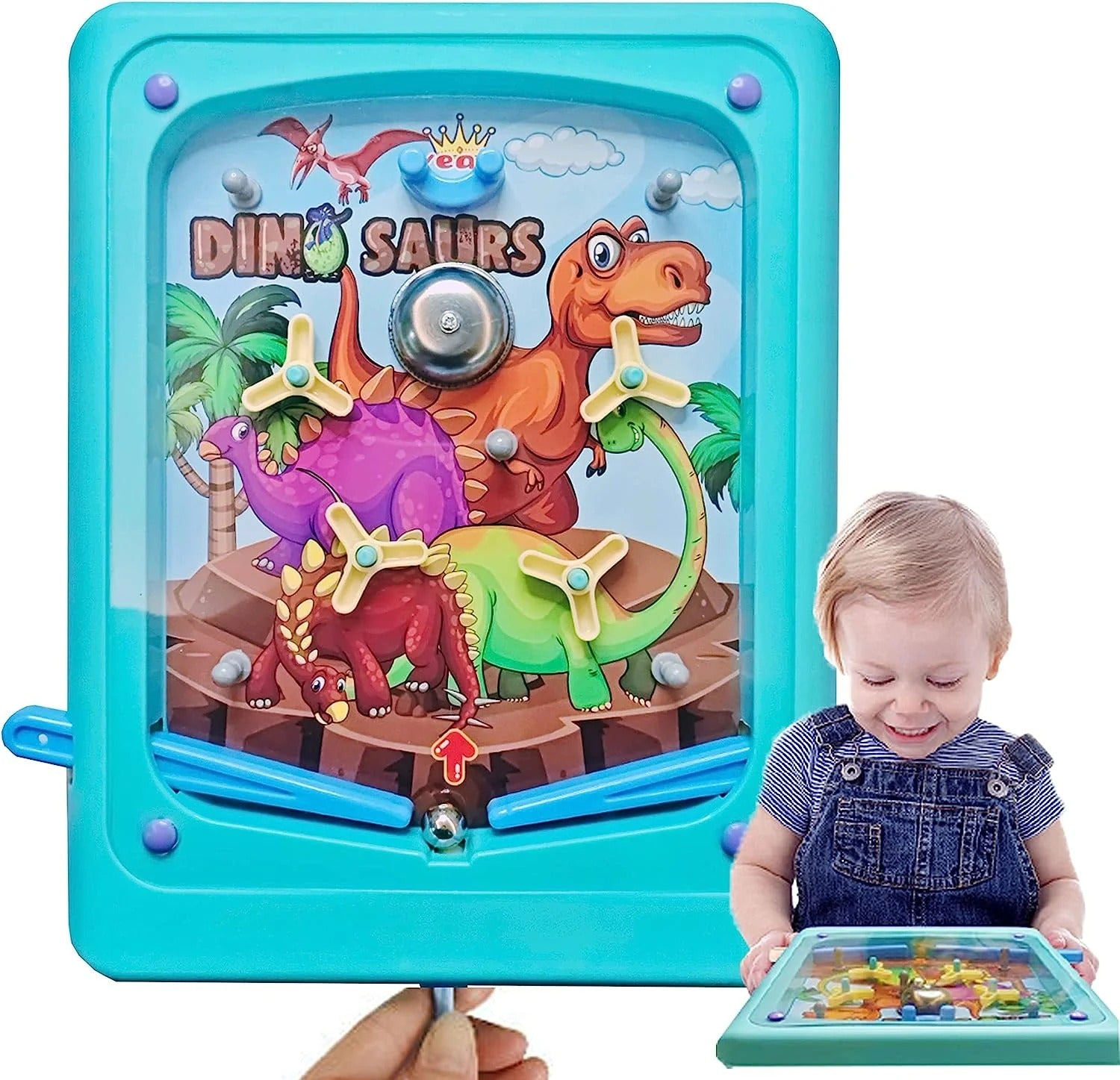 Interactive Hand Pinball Fun Game For Kids - Space-Animal-`Dinosaur - Odeez | Educational Toys Pakistan 