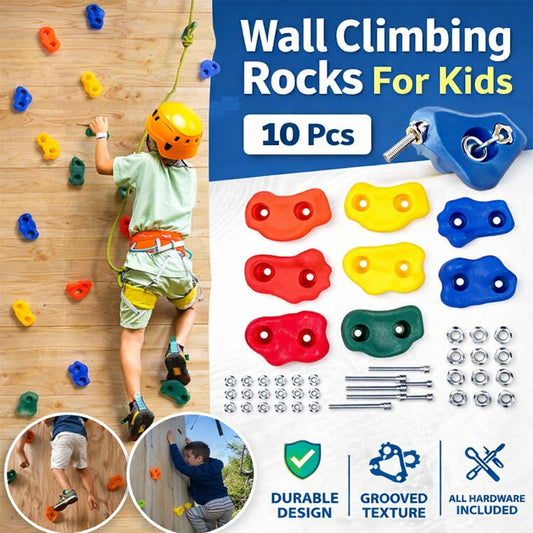 Colorful Rock Climbing Holds Plastic Material