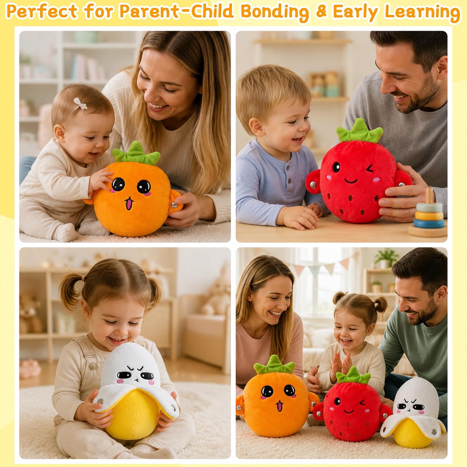 Interactive Musical Plush Toy Touch Sensor Soft Stuffed Toy for Kids (Random Design)