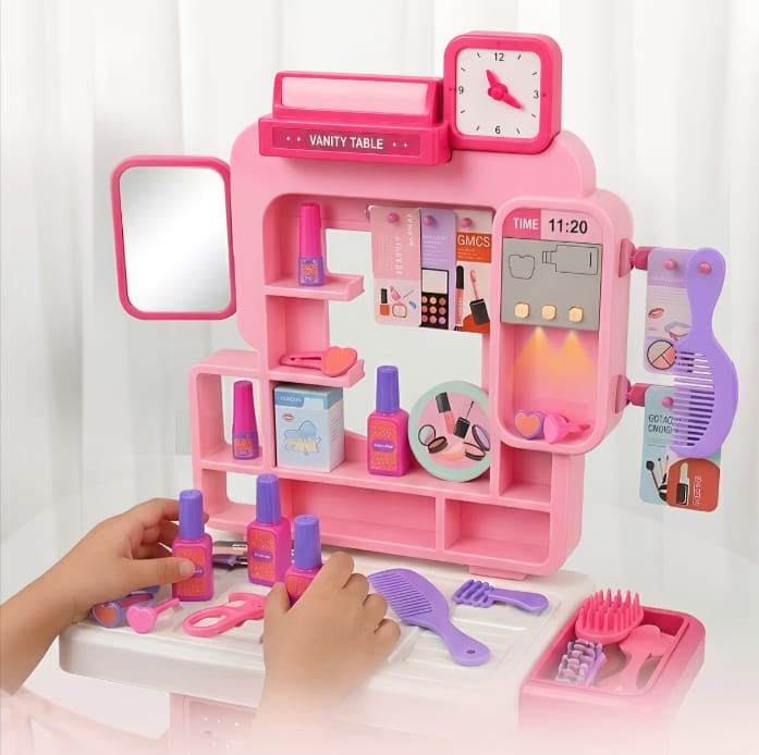 Makeup Play House Dressing Table Pretend Play 60pcs - 63A