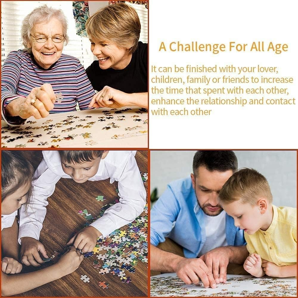 African Safari Animals 1000 Piece Jigsaw Puzzle for Adults - 590