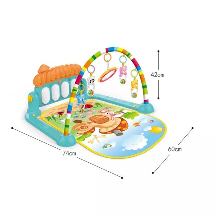 3in1 Baby Play Piano Gym Mat Fitness Rack Rattle Toy - 39T