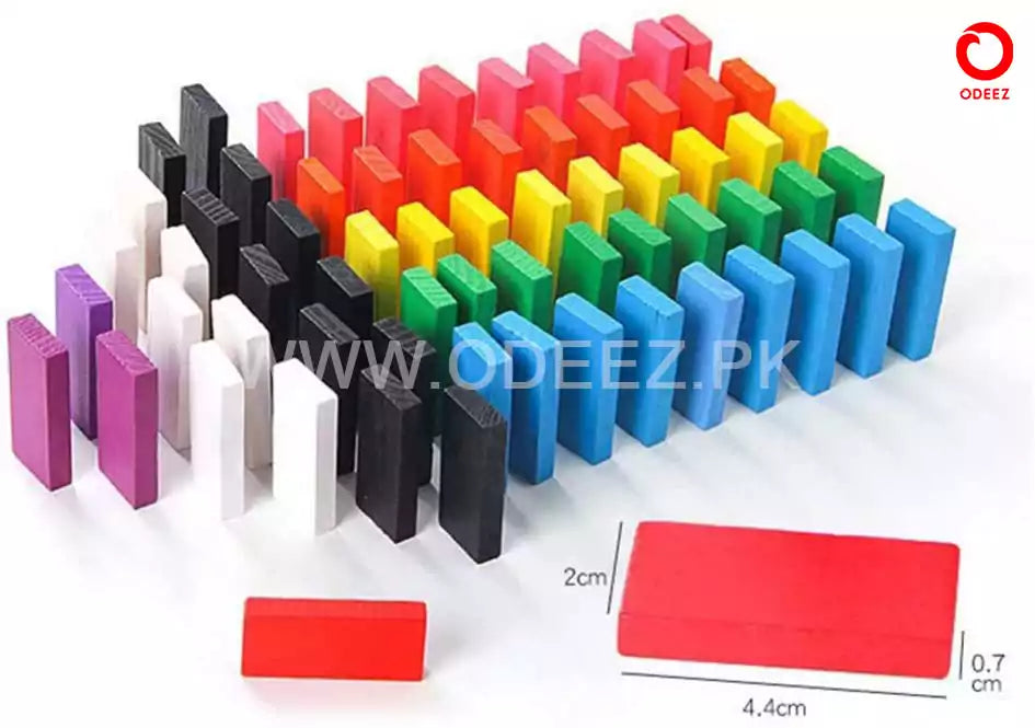 Wooden 120 Pieces Domino Set - Default Title - Odeez | Educational Toys Pakistan 