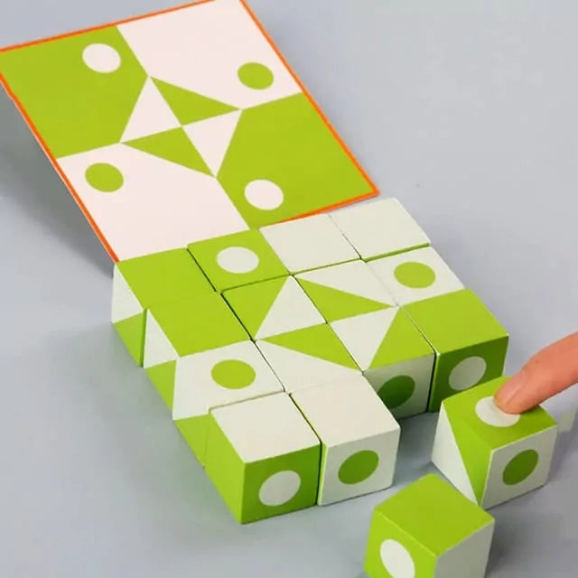 Buy Wooden 3D Montessori Geometry Pattern Blocks at Best Price in ...