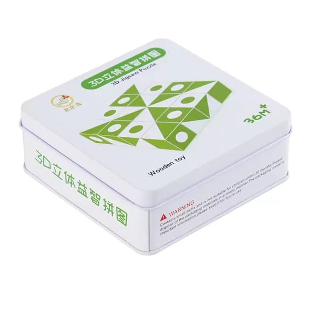 Wooden 3D Montessori Geometry Pattern Blocks - Default Title - Odeez | Educational Toys Pakistan 