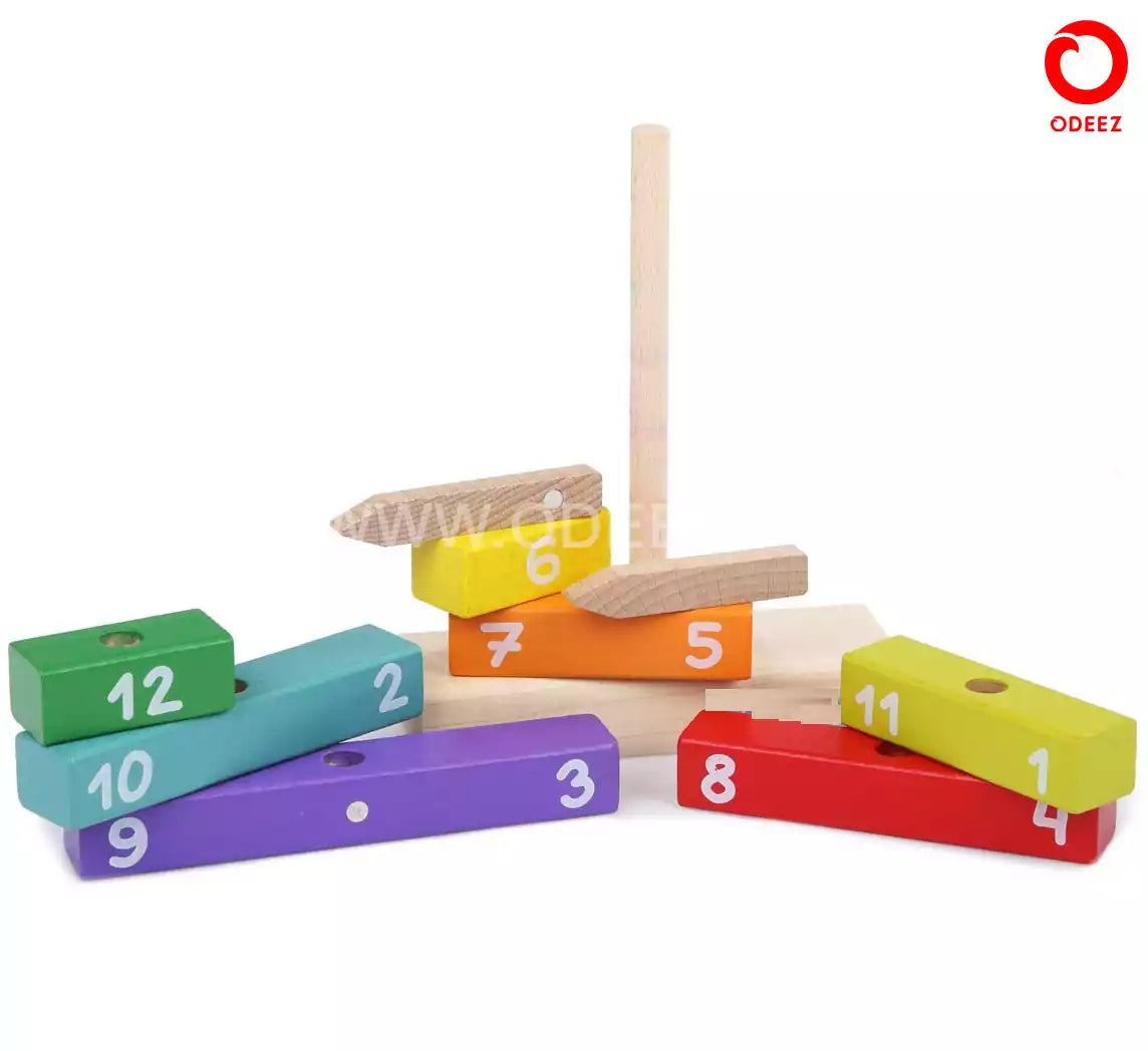 Wooden Clock Construction Puzzle - Default Title - Odeez | Educational Toys Pakistan 