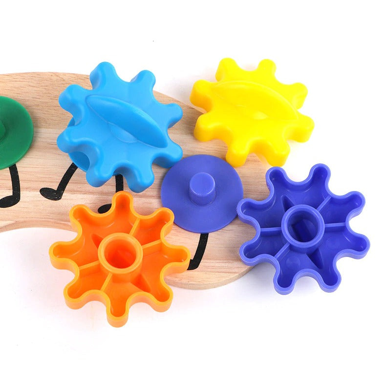 Colorful Rotating Gear Caterpillar - Default Title - Odeez | Educational Toys Pakistan 