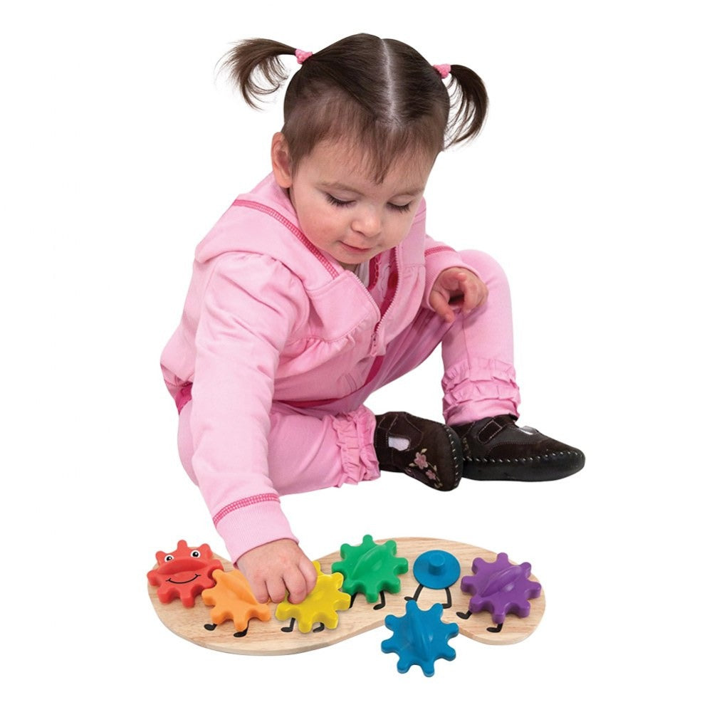Colorful Rotating Gear Caterpillar - Default Title - Odeez | Educational Toys Pakistan 
