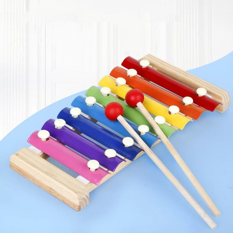 Wooden Hand Knock Xylophone - Default Title - Odeez | Educational Toys Pakistan 