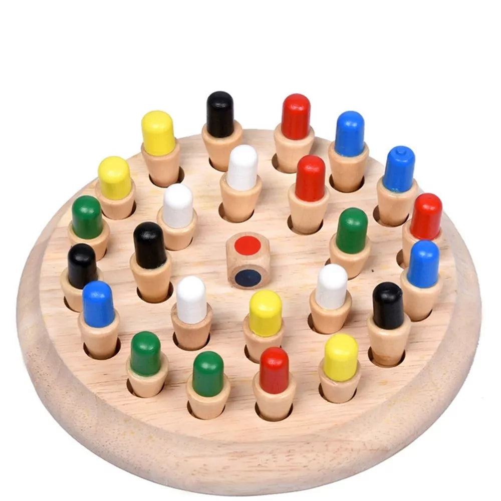 Wooden Memory Match Sticks Family Game - Default Title - Odeez | Educational Toys Pakistan 