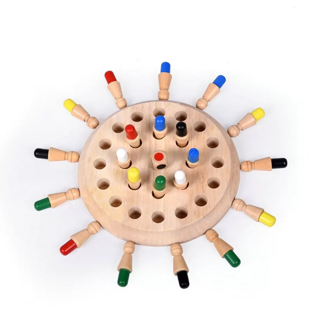Wooden Memory Match Sticks Family Game - Default Title - Odeez | Educational Toys Pakistan 