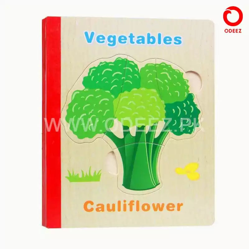 Wooden Puzzle Book for Kids - Random Character - Default Title - Odeez | Educational Toys Pakistan 