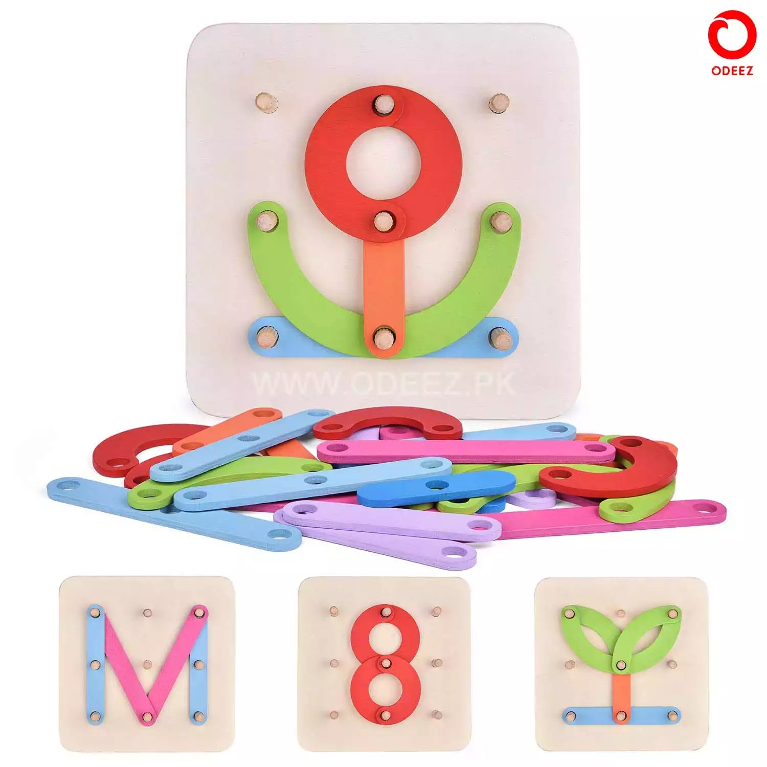 Wooden Shape Combination Puzzle - Default Title - Odeez | Educational Toys Pakistan 