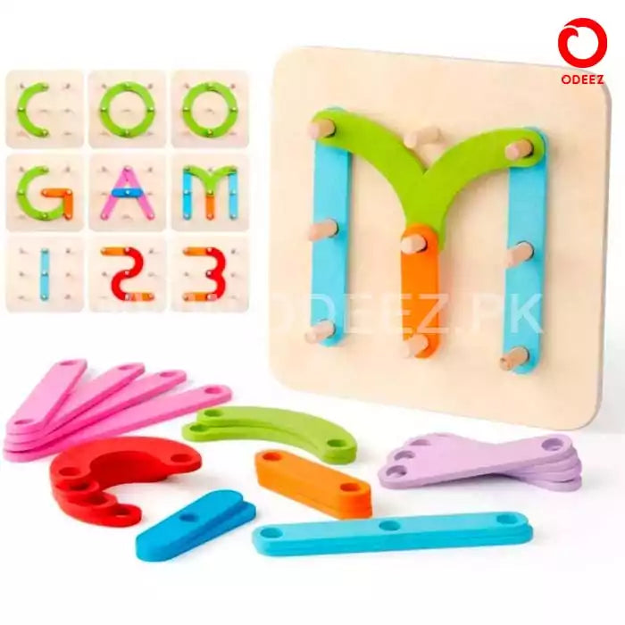 Wooden Shape Combination Puzzle - Default Title - Odeez | Educational Toys Pakistan 