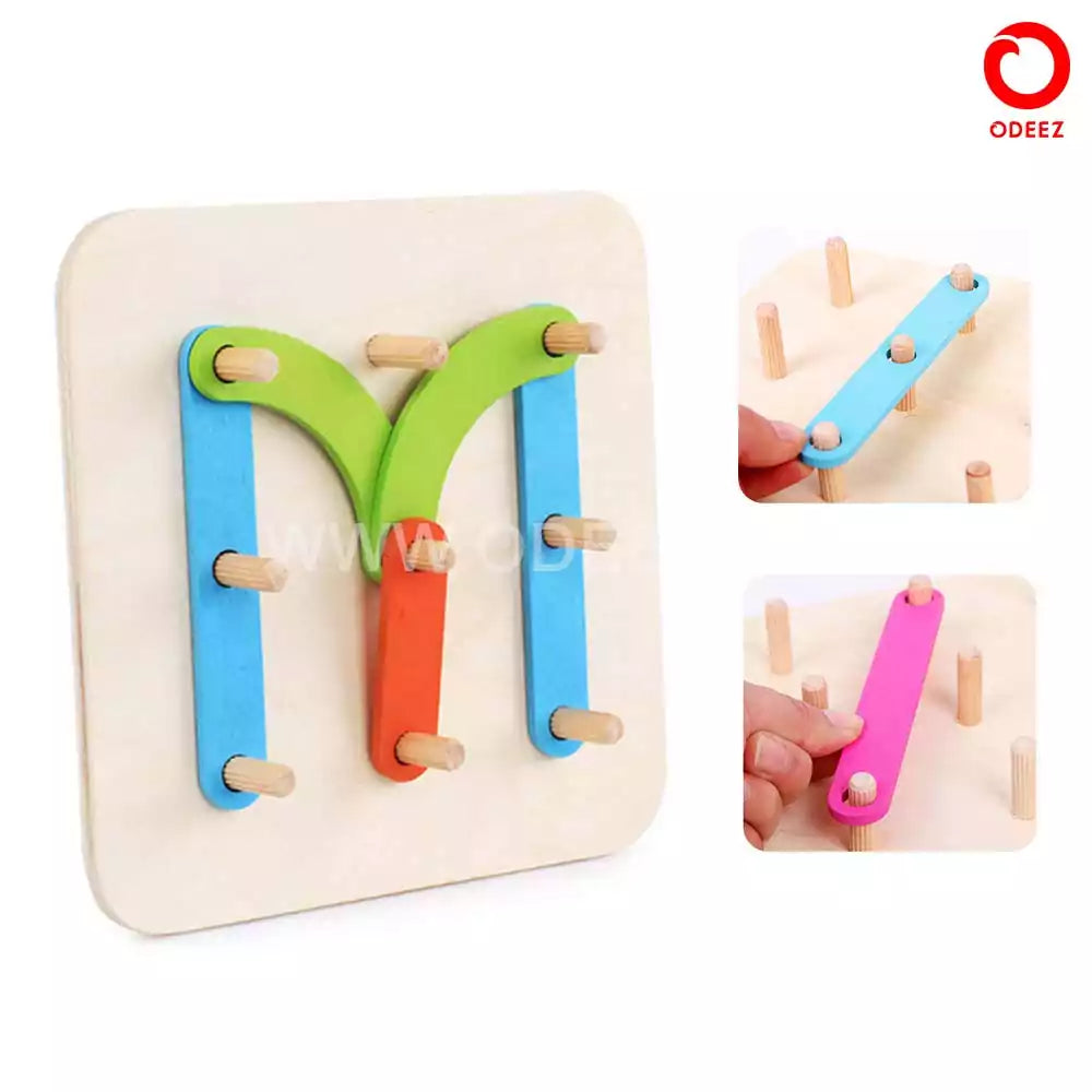 Wooden Shape Combination Puzzle - Default Title - Odeez | Educational Toys Pakistan 
