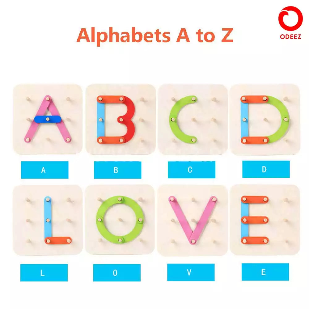 Wooden Shape Combination Puzzle - Default Title - Odeez | Educational Toys Pakistan 