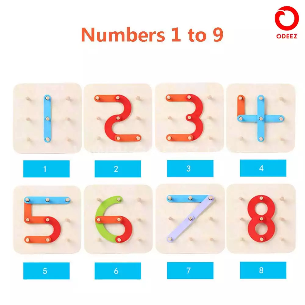 Wooden Shape Combination Puzzle - Default Title - Odeez | Educational Toys Pakistan 