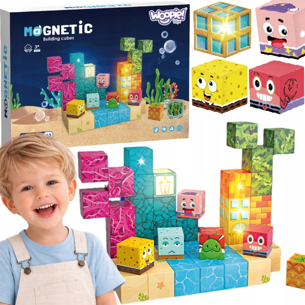 Magnetic Building Cubes 54pcs - 583