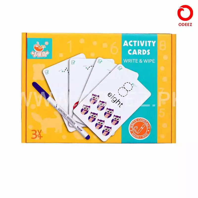 Write and Wipe Learning Cards Mathematics - Default Title - Odeez | Educational Toys Pakistan 