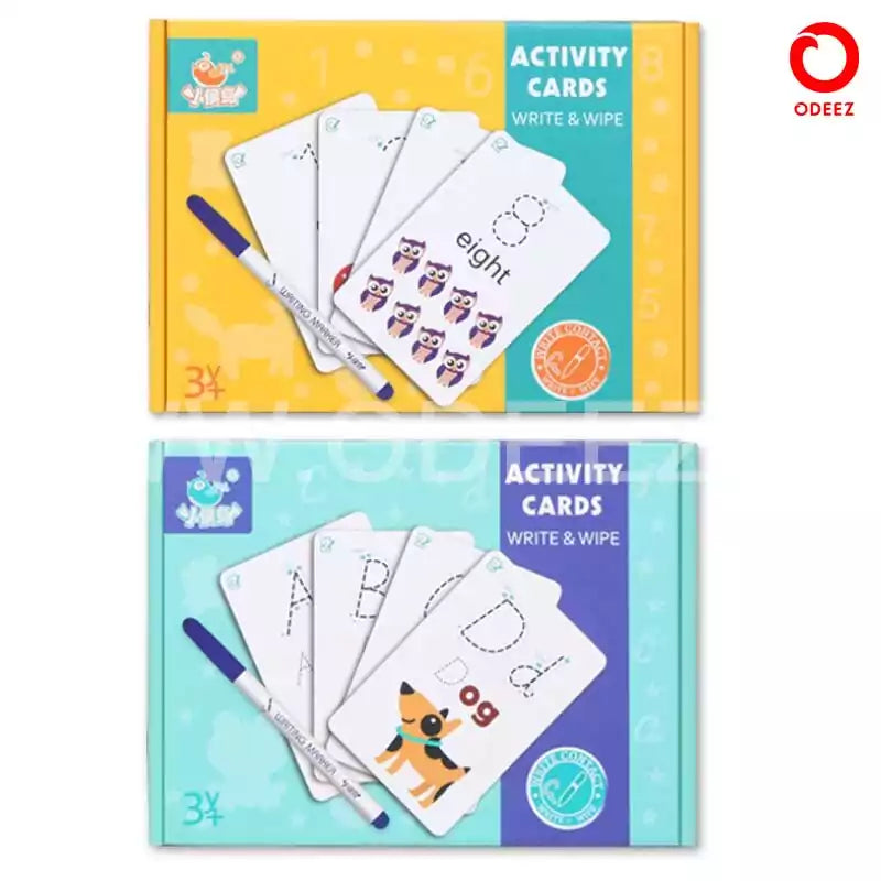 Write and Wipe Learning Cards Mathematics - Default Title - Odeez | Educational Toys Pakistan 