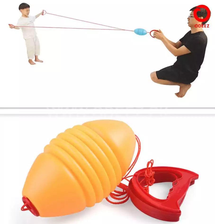 Zip Ball Fitness Play Game - Yellow - Default Title - Odeez | Educational Toys Pakistan 