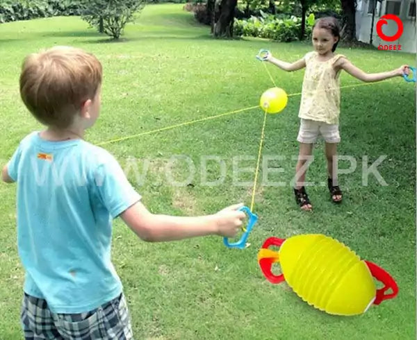 Zip Ball Fitness Play Game - Yellow - Default Title - Odeez | Educational Toys Pakistan 