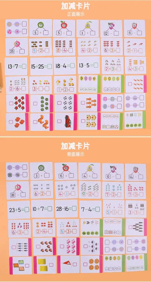 Erasable Numbers With Marker Activity Toy Flashcards for Kids