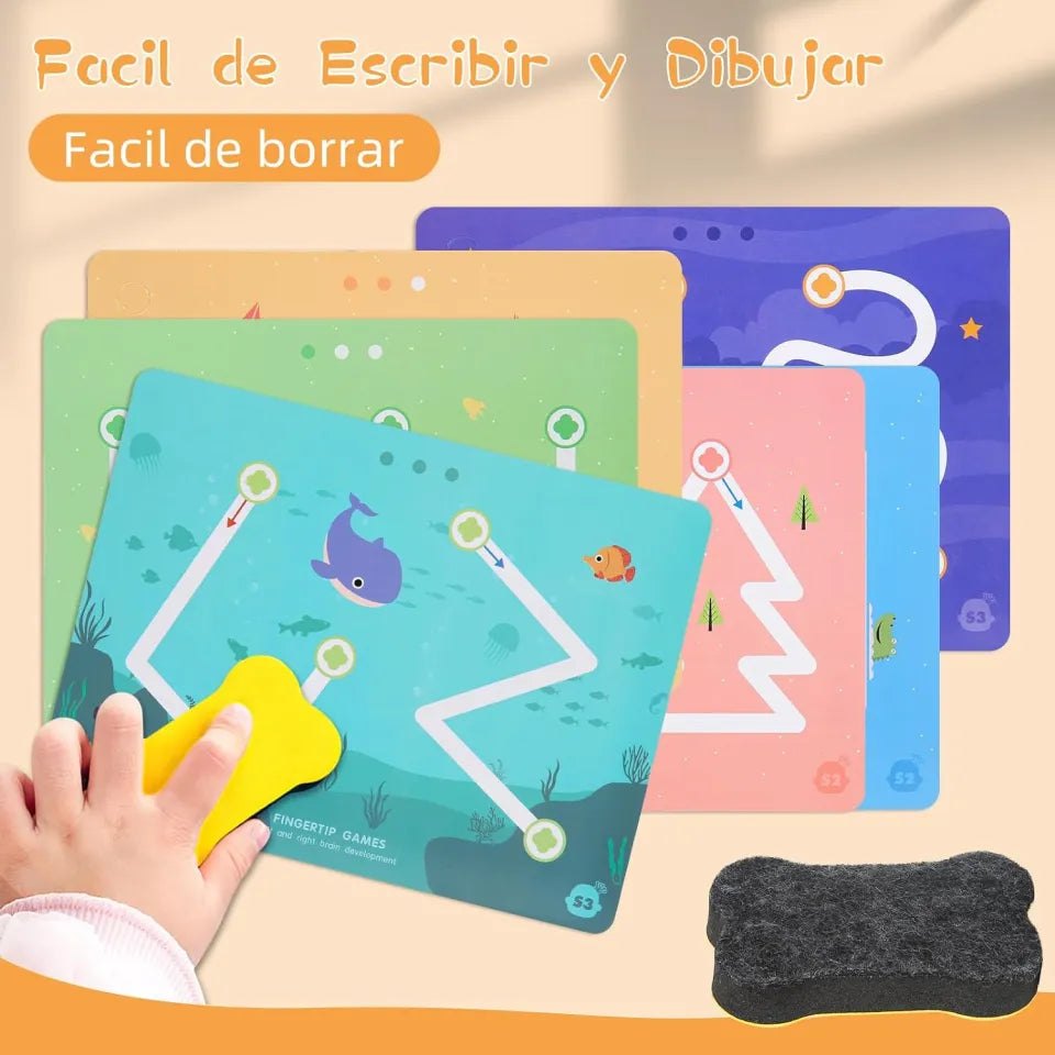 Creative Cards Pen Control Write and Wipe Activity