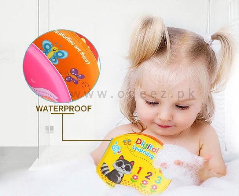 Digital Learning Bath Book For Infants - Default Title - Odeez | Educational Toys Pakistan 
