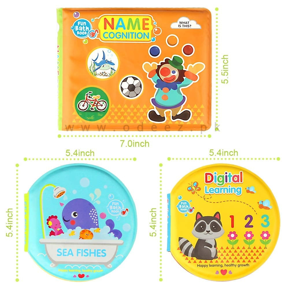 Digital Learning Bath Book For Infants - Default Title - Odeez | Educational Toys Pakistan 