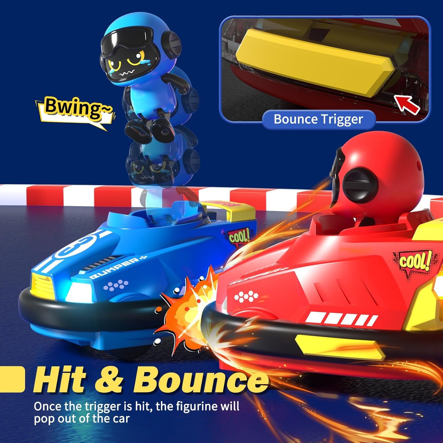 VS RC Bumper Cars – 2 Player Remote Control Battle Set - 192