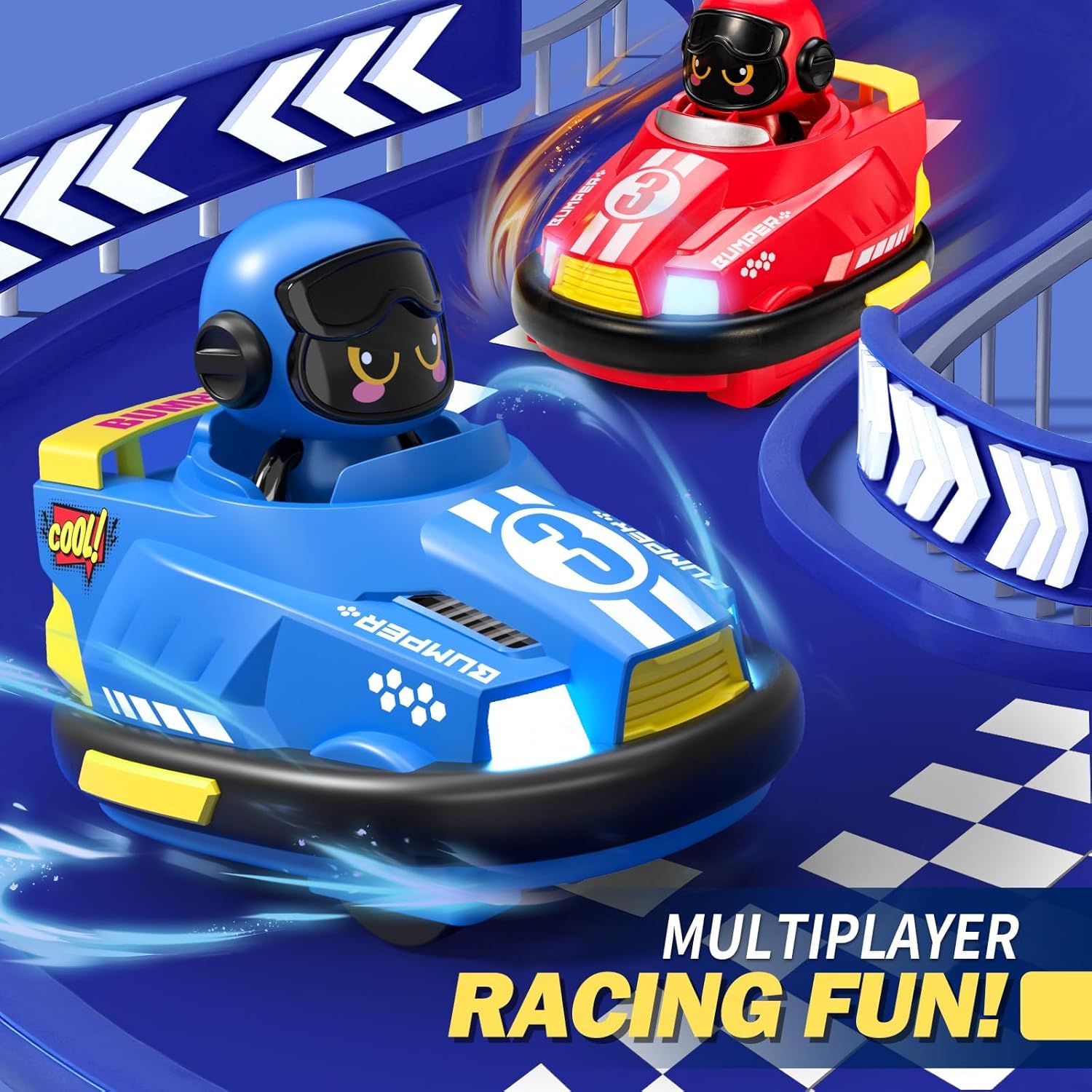 VS RC Bumper Cars – 2 Player Remote Control Battle Set - 192