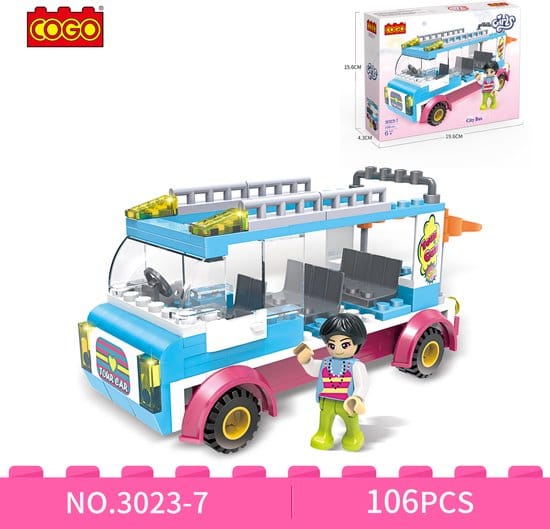 8in1 COGO Girls Fashion Street Building Blocks - 023