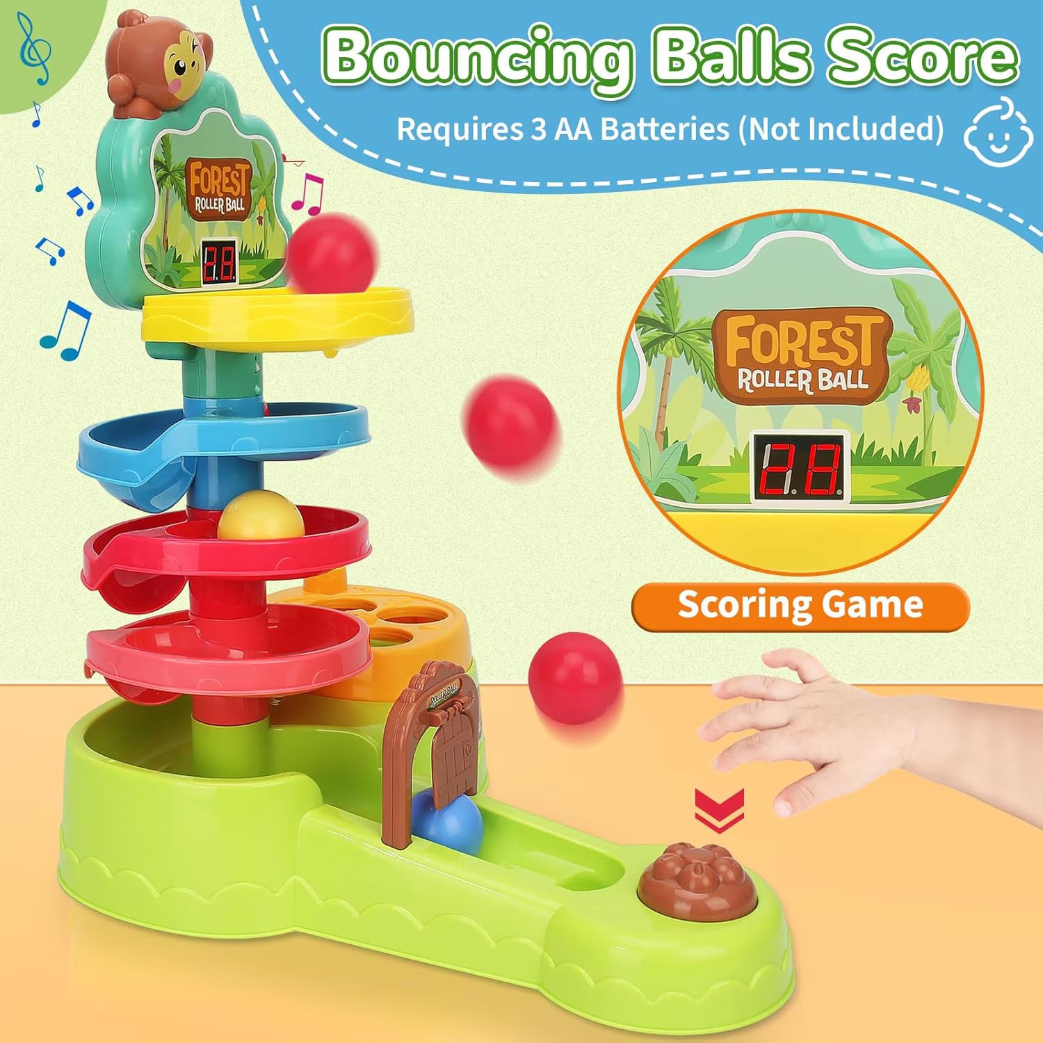 Hammer Ball 4 in 1 Pounding and Rolling Educational Toy - 711
