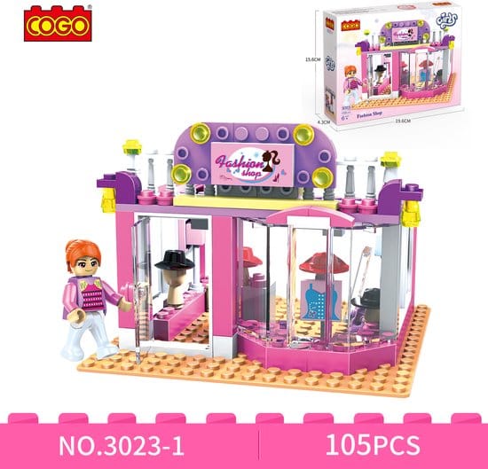 8in1 COGO Girls Fashion Street Building Blocks - 023