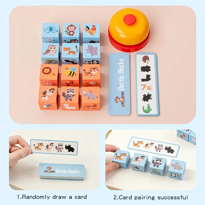 Animal Ranking Battle Family Board Game