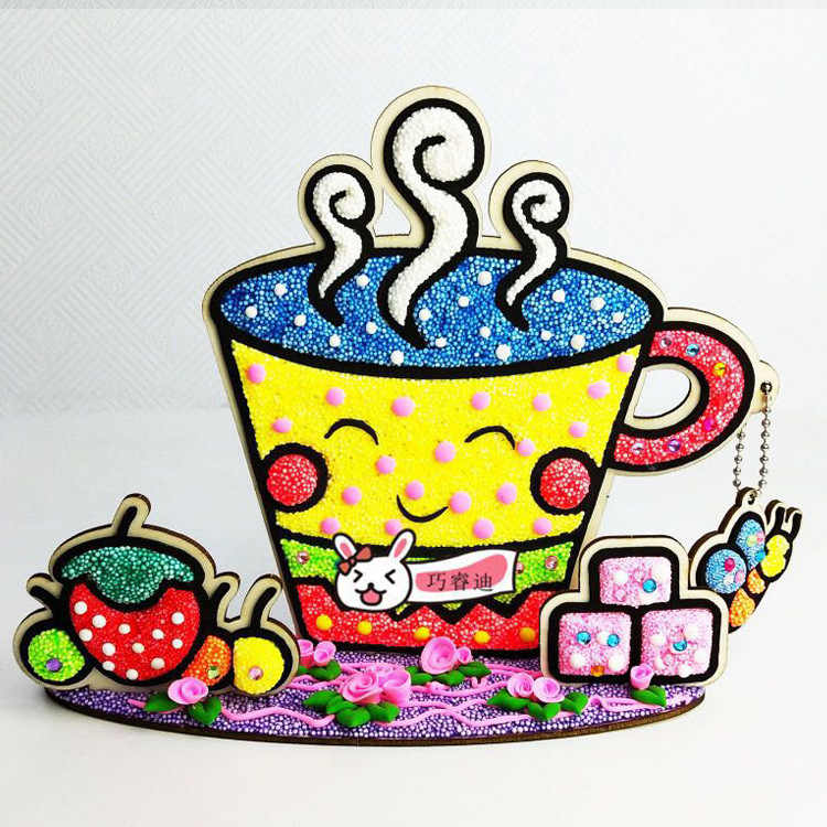 Creative Snow Fluffy Clay Painting Kit - Default Title - Odeez | Educational Toys Pakistan 