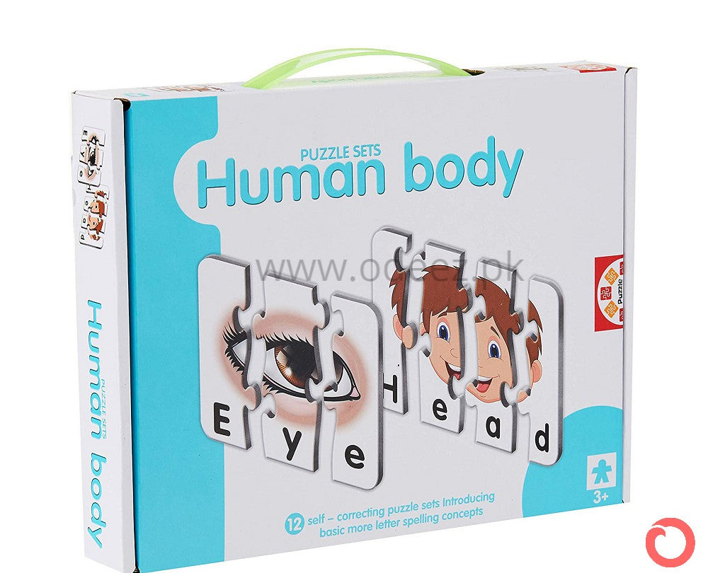 Human Body Match-it Puzzle Flashcards - Default Title - Odeez | Educational Toys Pakistan 