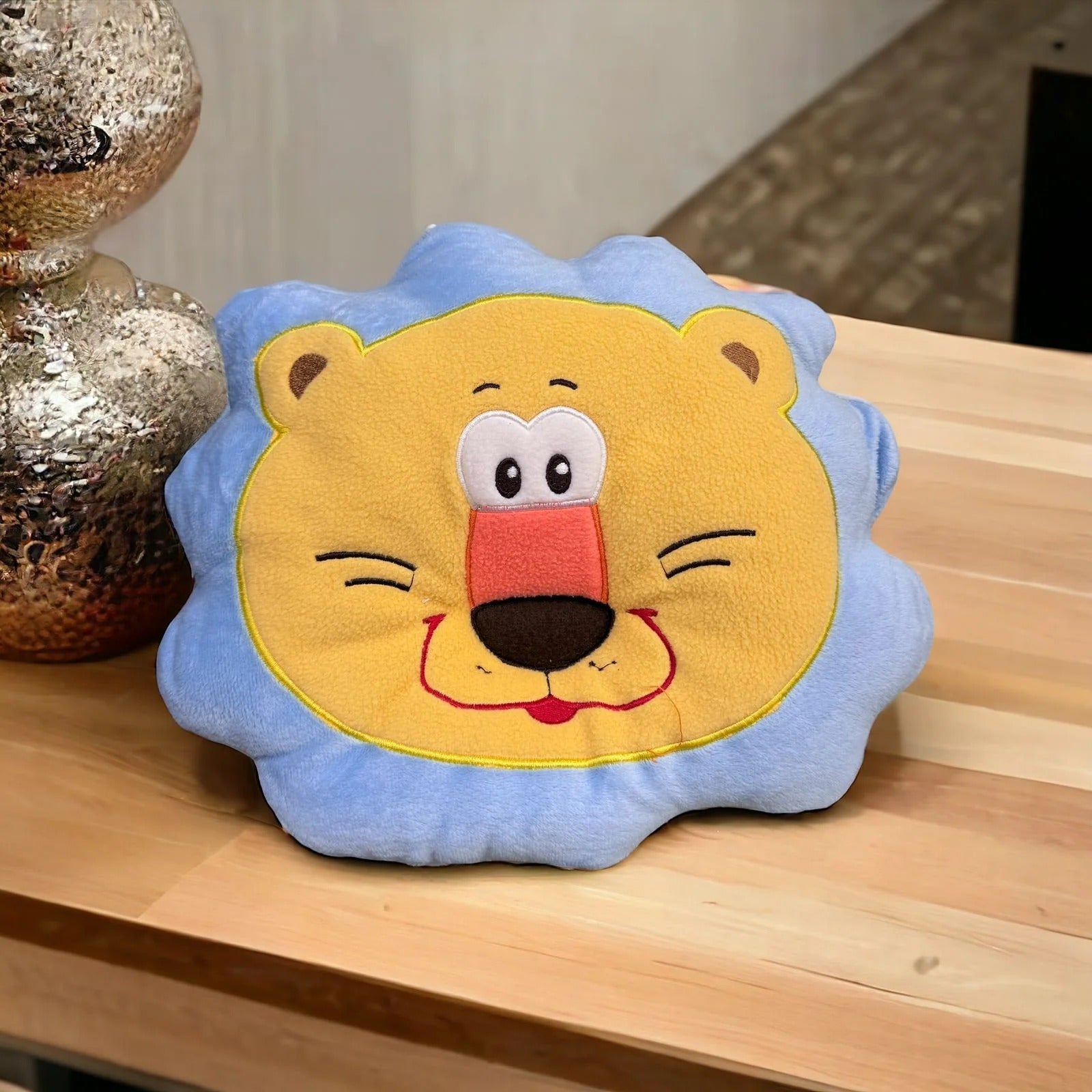 Baby Cartoon Soft Pillow - 740 - Lion-Ladybug - Odeez | Educational Toys Pakistan 