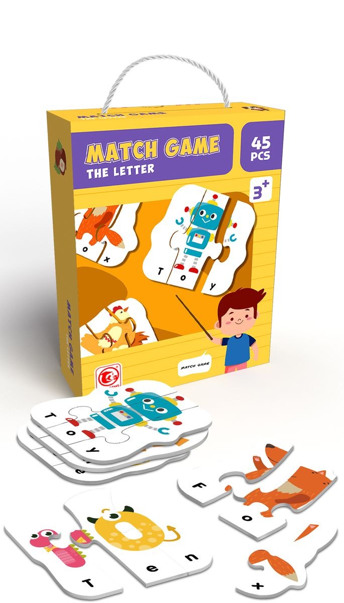 Match Game Words 46 Pieces - 686 - Default Title - Odeez | Educational Toys Pakistan 
