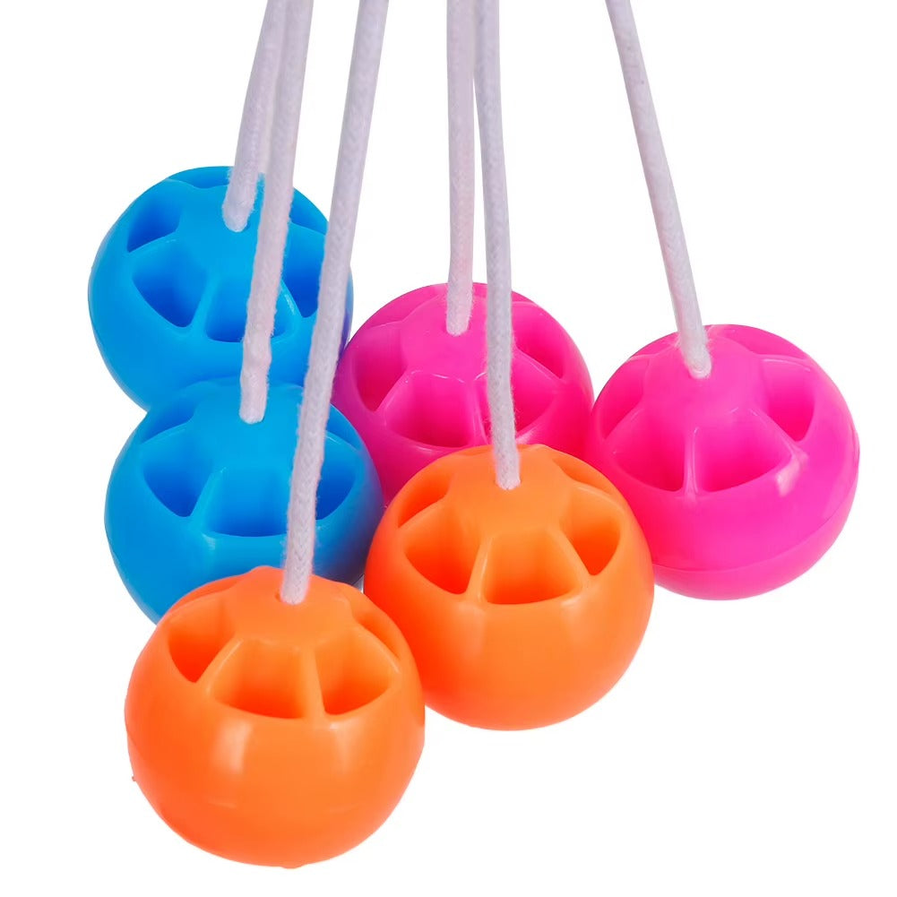 Click Clack Ball Bump Clackers Ball - Orange-Blue-Green-Red-Purple - Odeez | Educational Toys Pakistan 
