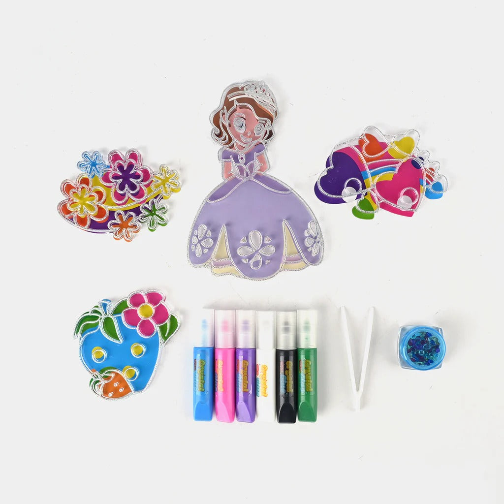 Crystal Glue Painting For Girls - Default Title - Odeez | Educational Toys Pakistan 