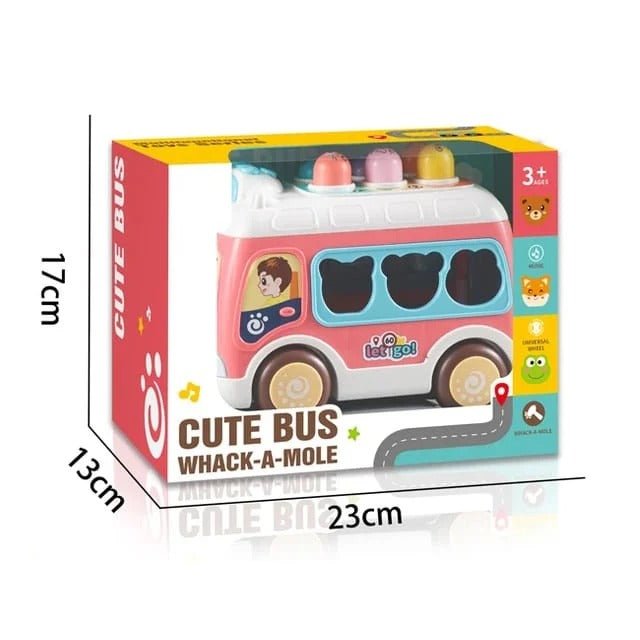 Multi functional Shapes Sorter Musical Whack A Mole Bus - 922 - Default Title - Odeez | Educational Toys Pakistan 