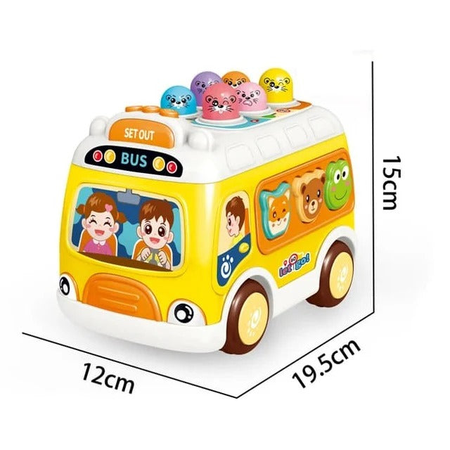 Multi functional Shapes Sorter Musical Whack A Mole Bus - 922 - Default Title - Odeez | Educational Toys Pakistan 