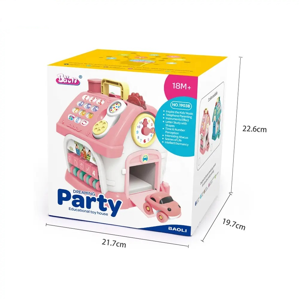 Baoli Dreaming Party Musical House - 903 - Default Title - Odeez | Educational Toys Pakistan 
