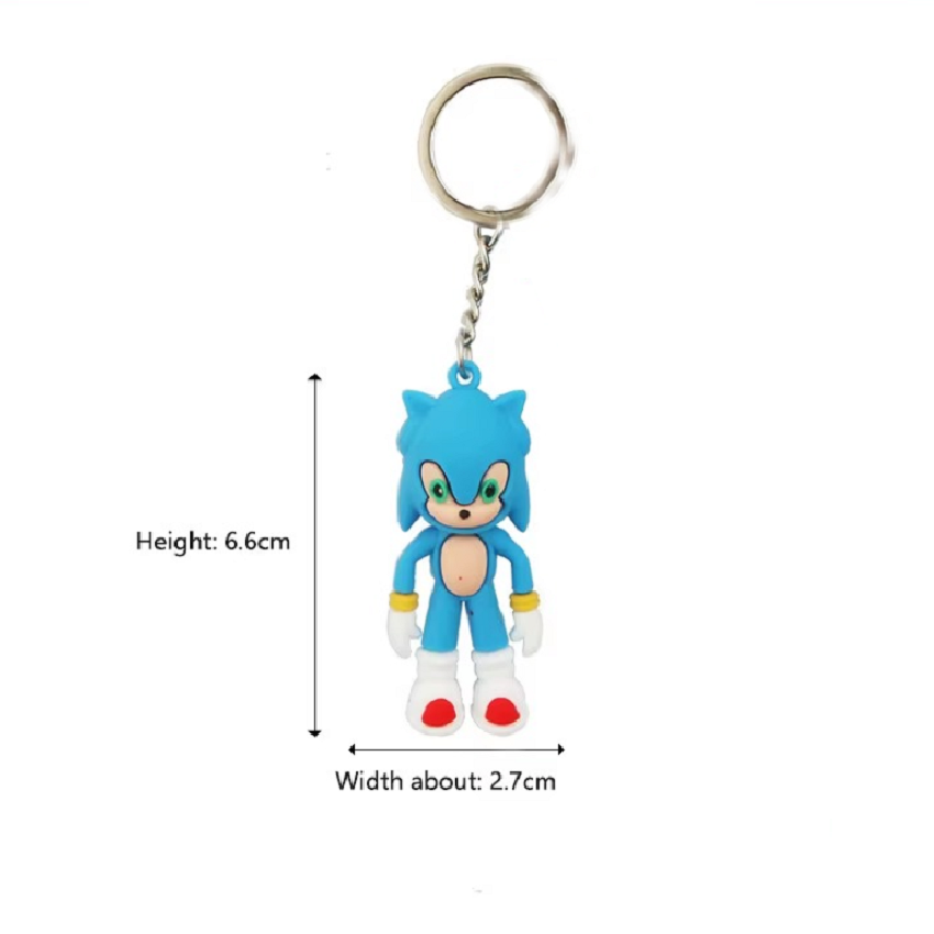 Cartoon Sonic Keychain - Default Title - Odeez | Educational Toys Pakistan 